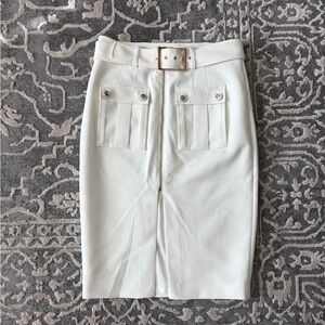Ivory/White Pencil Skirt